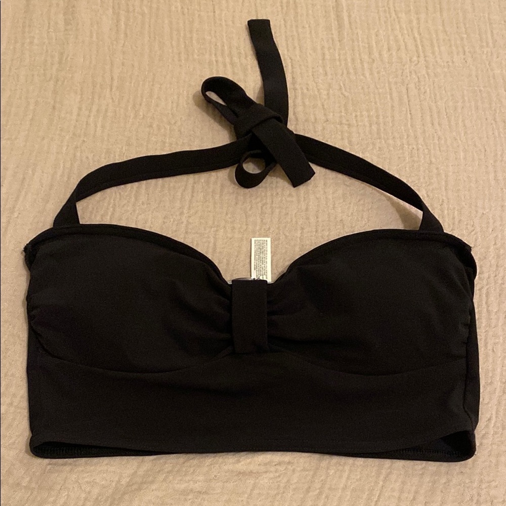 Gap Black Strapless Bikini Top. Size M . New